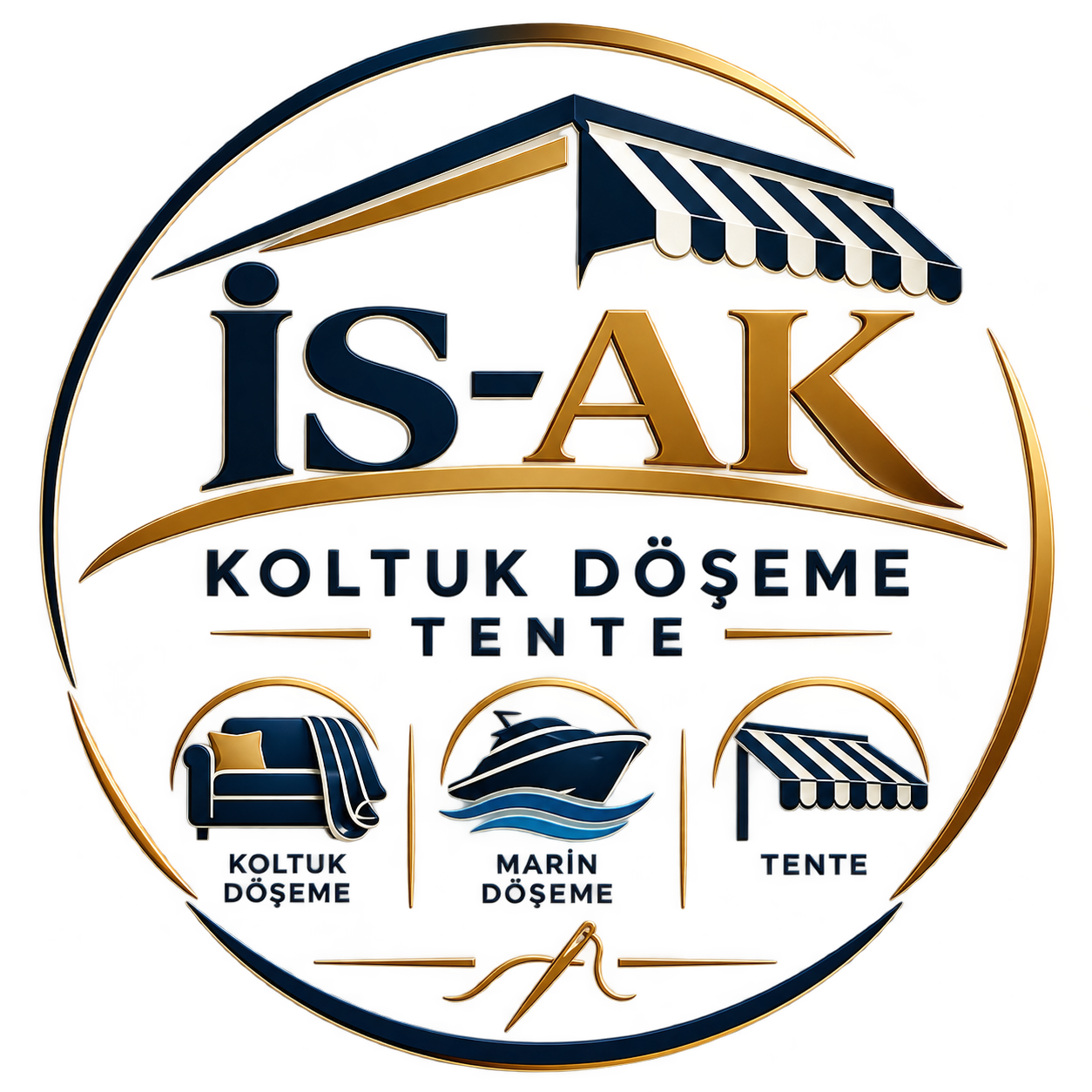 İS-AK Koltuk Döşeme & Tente Amblem Logo